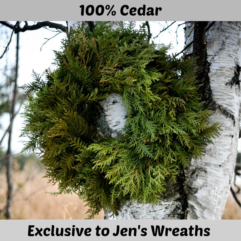 Cedar Wreath - Undecorated - 18 inch